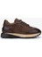 Erkek Deri Kahverengi Sneakers & Spor Ayakkabı 383 6400 Erk Ayk Y25 Khv Slvr/khv Fltr 1