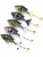 3.7 Inç 0.60 Ons Topwater Wobbler Yapay Ürün Canlı Altın Balık Tasarımı Döner Kuyruklu 3D Gözlü Balık Tutma Cüce (Yurt Dışından) 3