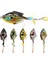 3.7 Inç 0.60 Ons Topwater Wobbler Yapay Ürün Canlı Altın Balık Tasarımı Döner Kuyruklu 3D Gözlü Balık Tutma Cüce (Yurt Dışından) 5