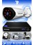 1 Kameralı Uzay 1 Dış Kamera Set 500 GB HDD Full HD Gece Görüşlü Güvenlik Kamerası Sistemi 1
