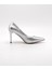 Bayan 36-40 Gümüş Stiletto Abiye Ayakkabı ( Topuk Boyu 9cm ) 3