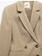 Viskon Kumaş Uzun Kollu Kruvaze Oversize Blazer Ceket 3