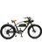 Rider Elektrikli Bisiklet 46 cm Disk Fren 26 Jant 7 Vites Mat Siyah Yeşil 1