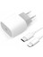 Ios iPhone 20W 3A Hızlı Şarj Aleti Pd Beyaz Renk Type-C Lightning Kablolu (Mfı Uyumlu - Lisansılı) 1