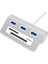 3 Bağlantı Noktalı Alüminyum USB 3.0 Hub ve Çoklu Kart Okuyucu (Hb-Macr) 1
