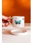 Kelebek Amore El Yapımı Seramik Double Kahve Fincanı Mug Kupa 4