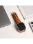 Apple Watch Uyumlu Deri Kordon & Kayış - 42 / 44 / 45 / 46 / 49 mm - Ultra / Ultra 2 / Seri 9 / 8 / 7 / 6 / 5 / 4 / 3 - Taba 3