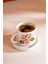 Pembe Çiçekli Amore El Yapımı Seramik Double Kahve Fincanı Mug Kupa 4