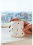 Minimal Çiçekler Amore El Yapımı Seramik Double Kahve Bardağı Mug Kupa 1