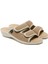 83 K24 Fe Kadın Terlik T4 F50 Fe Fly Flot Slipper 6009-BEIGE 3