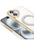 Apple iPhone 16 Plus Kılıf Karetta Diamod Taş Desenli Magsafeli Kapak 3