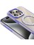 Apple iPhone 15 Pro Max Kılıf Karetta Diamod Taş Desenli Magsafeli Kapak 3