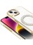 Apple iPhone 13 Kılıf Karetta Diamod Taş Desenli Magsafeli Kapak 2