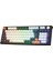 MKP98-10 Farklı Rainbow Aydınlatma-Mekanik Gaming Klavye 2