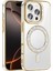 Apple iPhone 16 Pro Kılıf Karetta Diamod Taş Desenli Magsafeli Kapak 2