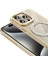 Apple iPhone 15 Pro Max Kılıf Karetta Diamod Taş Desenli Magsafeli Kapak 3