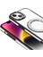 Apple iPhone 13 Kılıf Karetta Diamod Taş Desenli Magsafeli Kapak 2