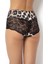 G-Box Leopar Desenli Dantel Detaylı Yüksek Bel Kadın Şort Külot 905 2
