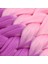 Afrika Örgülük Sentetik Ombreli Saç 100 gr - Açık Pembe / Lila 2