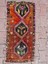 50 x 100 cm Çiçek Desenli El Dokuma Canlı Renkli Küçük Alanlar Için Kilim 2