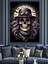 Steampunk Kuru Kafa Dekoratif Kanvas - Mdf Ahşap Tablo 4