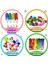 Tip2 Stili El Yapımı Sanat Seti Keçe Kumaş Renkli Peluş Sticker Püsküller Gözler Kağıt Malzeme Çocuklar Için Eğitici Oyuncaklar (Yurt Dışından) 4