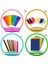 Tip2 Stili El Yapımı Sanat Seti Keçe Kumaş Renkli Peluş Sticker Püsküller Gözler Kağıt Malzeme Çocuklar Için Eğitici Oyuncaklar (Yurt Dışından) 5