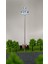 1PC07 Tarzı Ho Ölçekli Model Aydınlatma Kulesi, Kule Işıkları Model Işıklar Düzeni Lamba Direği Tren Bahçe Oyun Parkı Stadyum Üst Işıklar (Yurt Dışından) 4