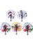 Klasik Retro Katlanabilir Küçük Yuvarlak Kağıt Fan Çocuk Oyuncak El Sanatı Origami Fan Taşınabilir Baskılı Kağıt Fan (Yurt Dışından) 1