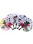 Klasik Retro Katlanabilir Küçük Yuvarlak Kağıt Fan Çocuk Oyuncak El Sanatı Origami Fan Taşınabilir Baskılı Kağıt Fan (Yurt Dışından) 2