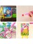 No.4 Tarzı Çocuklar Için Sevimli Karikatür Renkli Prenses Unicorn Kedi Tavşan Dinozor Desenli 3D Taş Sticker Çıkartma Oyuncak (Yurt Dışından) 5