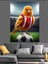 Futbol Kanaryası Dekoratif Kanvas - Mdf Ahşap Tablo 2