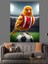 Futbol Kanaryası Dekoratif Kanvas - Mdf Ahşap Tablo 3