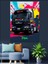 Renkli Tır Posteri Dekoratif Kanvas - Mdf Ahşap Tablo 3