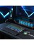 Mercury K1 Lite+M2 Kablosuz Rgb Işıklı Mekanik Q Gaming Klavye ve Optik Mouse Seti, Şeffaf Siyah 6