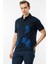 Erkek Polo Yaka Merserize T-Shirt Lacivert_6 1