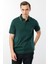 Erkek Polo Yaka Merserize T-Shirt N.yeşili 1