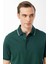 Erkek Polo Yaka Merserize T-Shirt N.yeşili 5