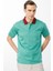Erkek Polo Yaka Merserize T-Shirt B.yeşili 1