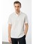 Erkek Polo Yaka Merserize T-Shirt K.beyaz 1