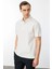 Erkek Polo Yaka Merserize T-Shirt K.beyaz 5