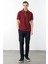 Erkek Polo Yaka T-Shirt Bordo 4