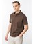 Erkek Polo Yaka Merserize T-Shirt K.kahve 2