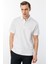 Erkek Polo Yaka Merserize T-Shirt Beyaz 1