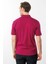 Erkek Polo Yaka Pike Merserize T-Shirt Fuşya 4