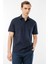 Erkek Polo Yaka Merserize T-Shirt K.lacivert 2