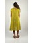 MAGIE DRESS V Yaka Mini Kol Desenli El Baskısı Midi Boy Elbise 3