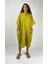 HERA KISA Kaftan Desenli El Baskısı Oversize Midi Boy 1