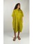 HERA KISA Kaftan Desenli El Baskısı Oversize Midi Boy 3