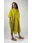 HERA KISA Kaftan Desenli El Baskısı Oversize Midi Boy 4